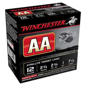 Winchester Ammo AA Target Loads 12 Gauge 2.75 1 oz 7.5 Shot 250rd Case