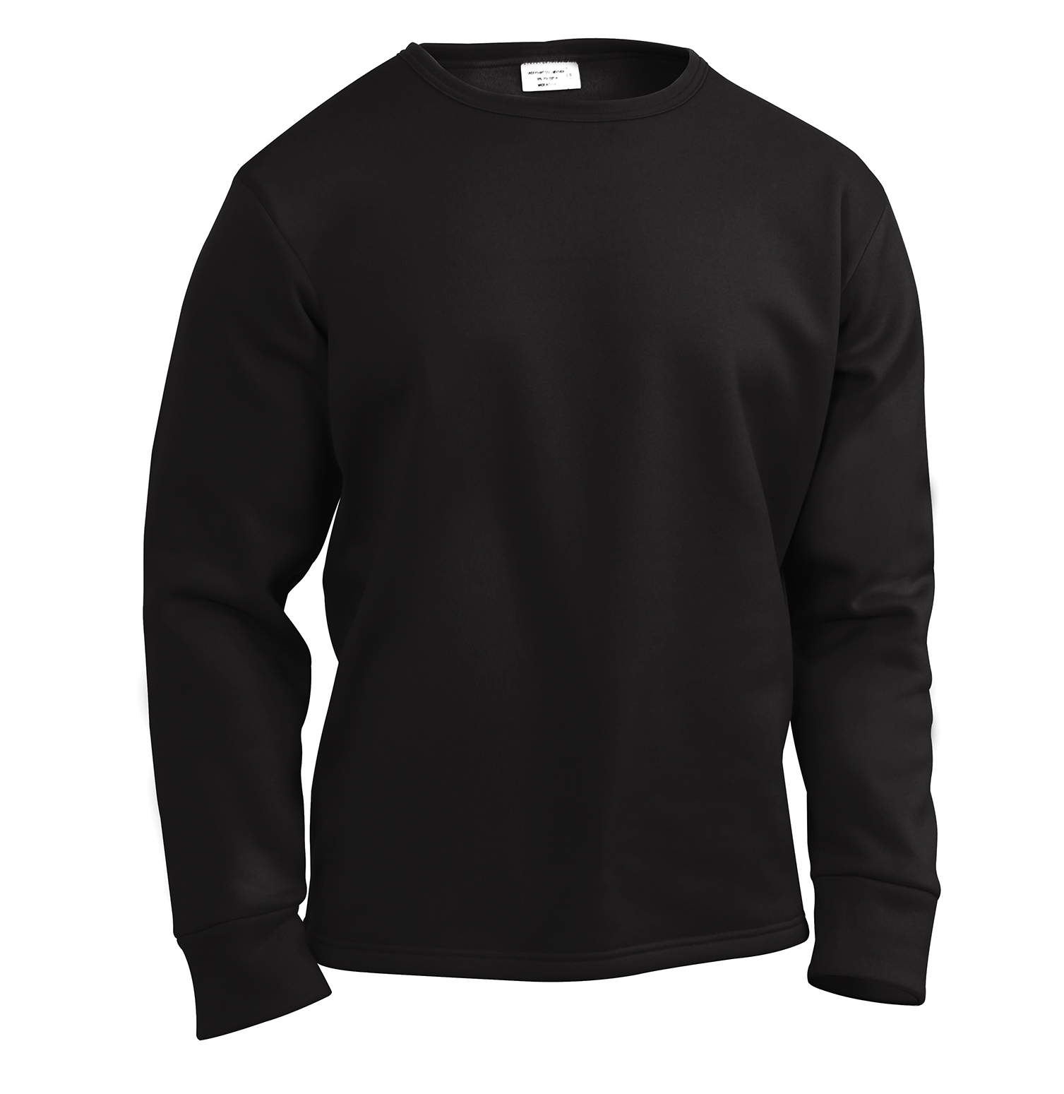 Rothco Ecwcs Poly Crew Neck Top - Black, 2X-Large