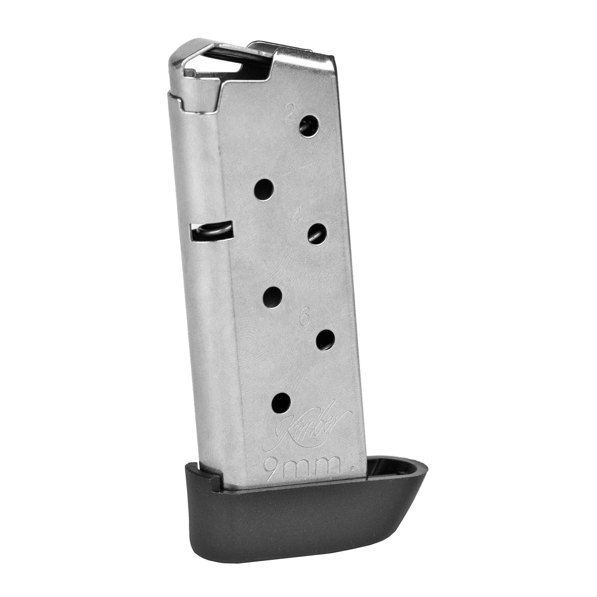 Kimber Mfg, Inc 1200845A Micro 9 7rd Extended 9mm Luger Silver Stainless Steel - No Credit Card Fees - Low, flat rate shipping