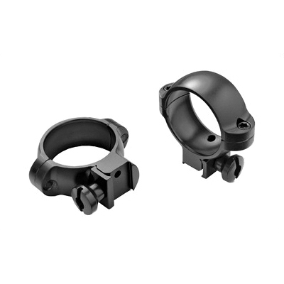 Burris Signature Rimfire 1" Scope Rings Fits Picatinny or 11mm Dovetail, High Height, Black - 420556