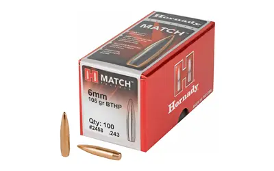 Hornady MATCH 6MM .243 105GR 100CT