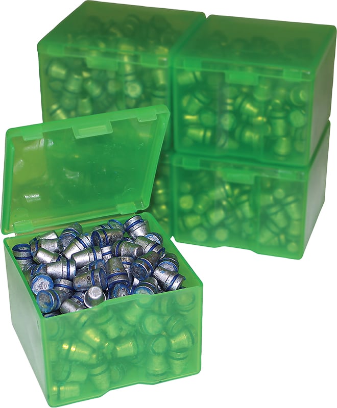 MTM Case Gard 9mm 200 Round Cast Bullet Box, Clear Green, 2/pack - CAST116