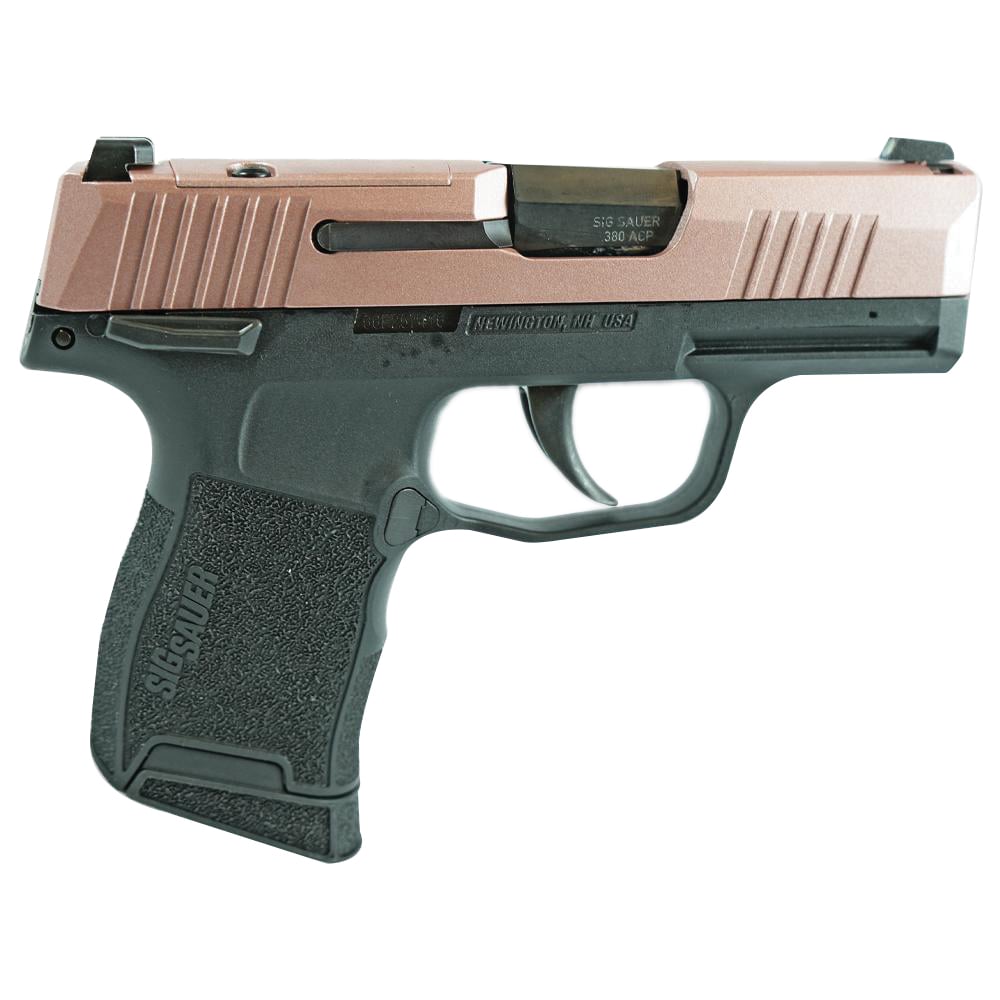 Sig Sauer P365-380 Rose Sparkle Slide .380 ACP 3.10" 10rds, Black