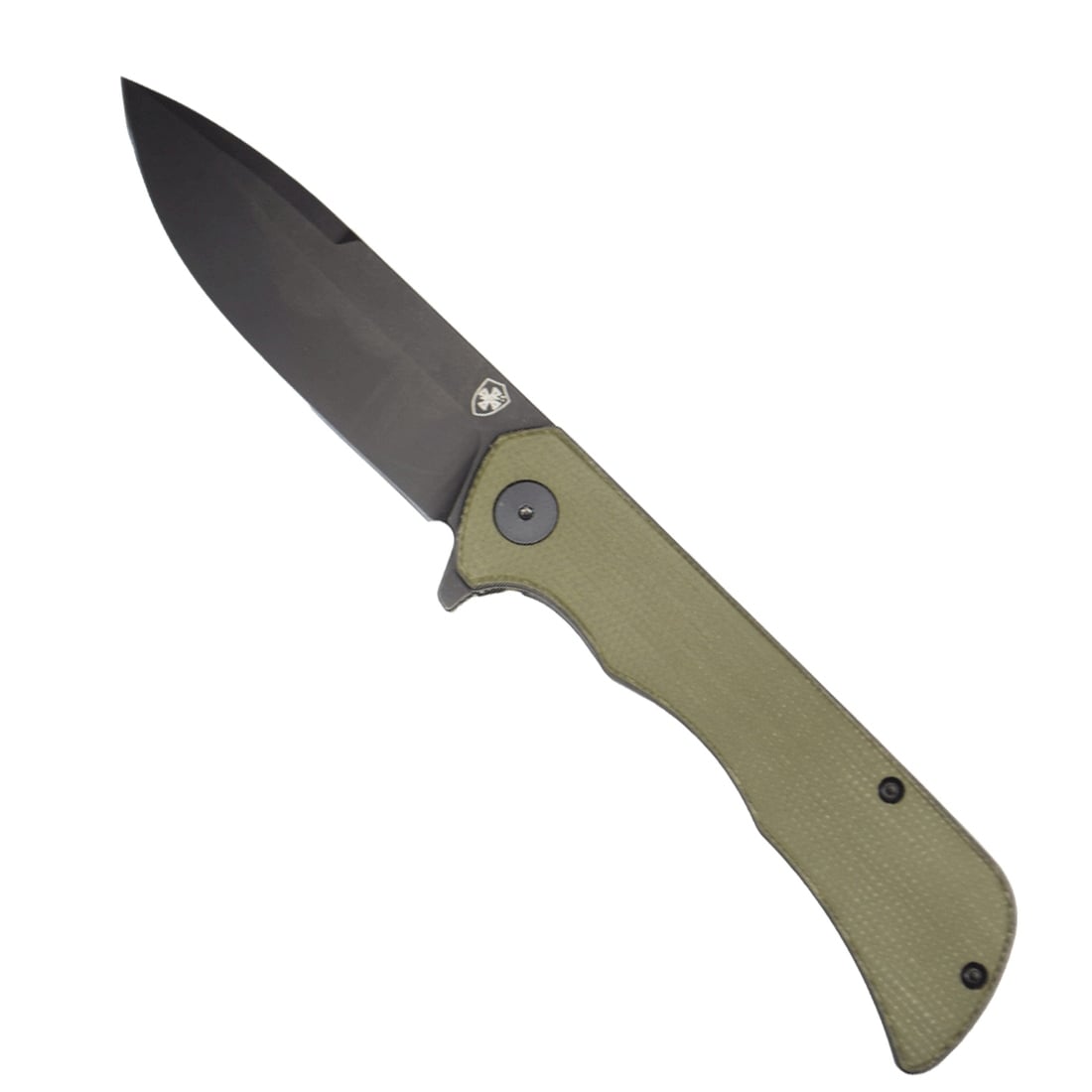 Templar Knife Paladin Linerlock Folding Knife Drop Point Green - Secure Lock, Reliable EDC Knife for Various Tasks - PFMGN321