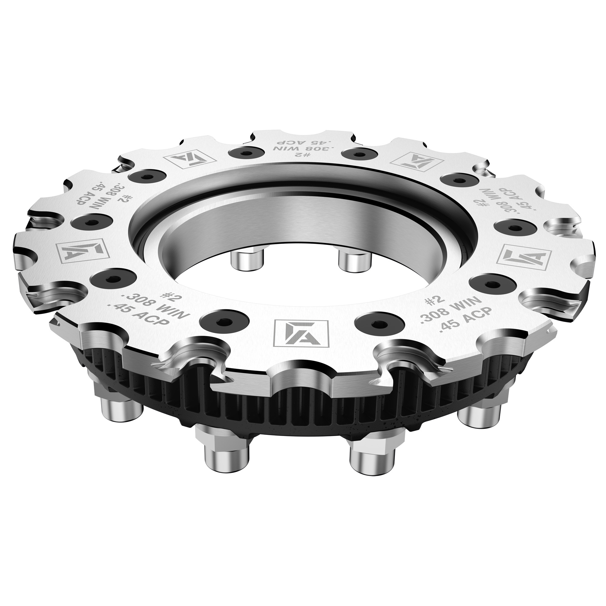 Frankford Arsenal Shell Plate #2, Fits X-10 Progressive Press, Stainless Steel