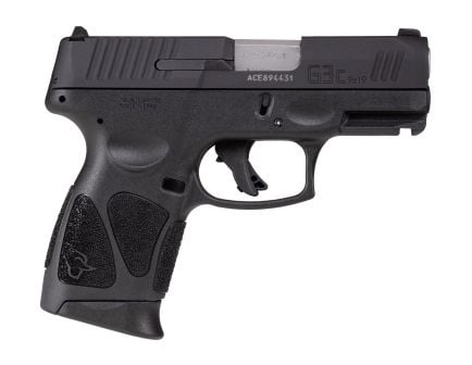 Taurus G3C 9mm Pistol 3.26" 12rd, Black - 1-G3CSR9031