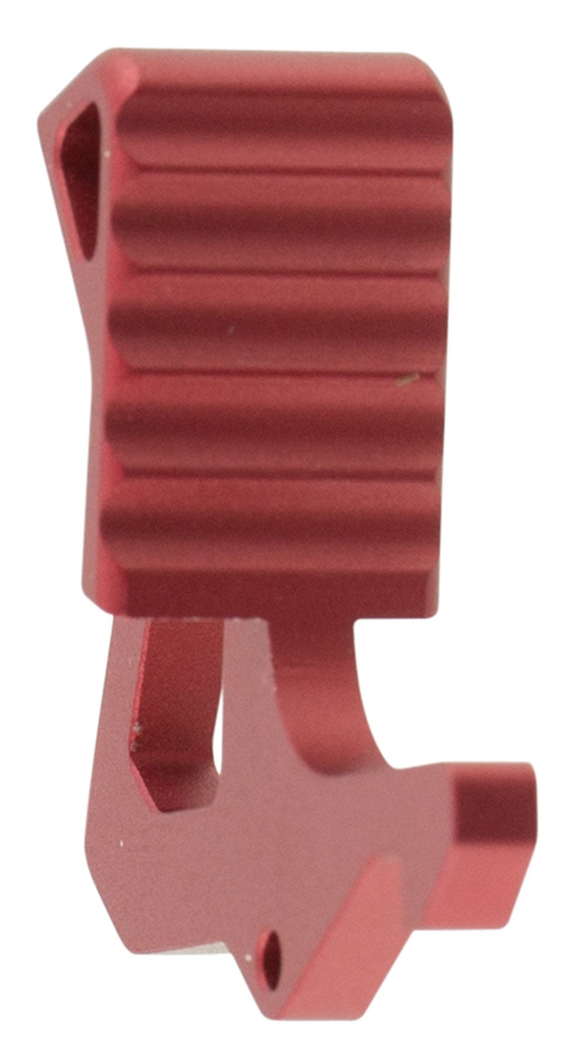 Strike Industries Extended Charging Handle Latch, Hardcoat Anodized Red - ARLATCHRED