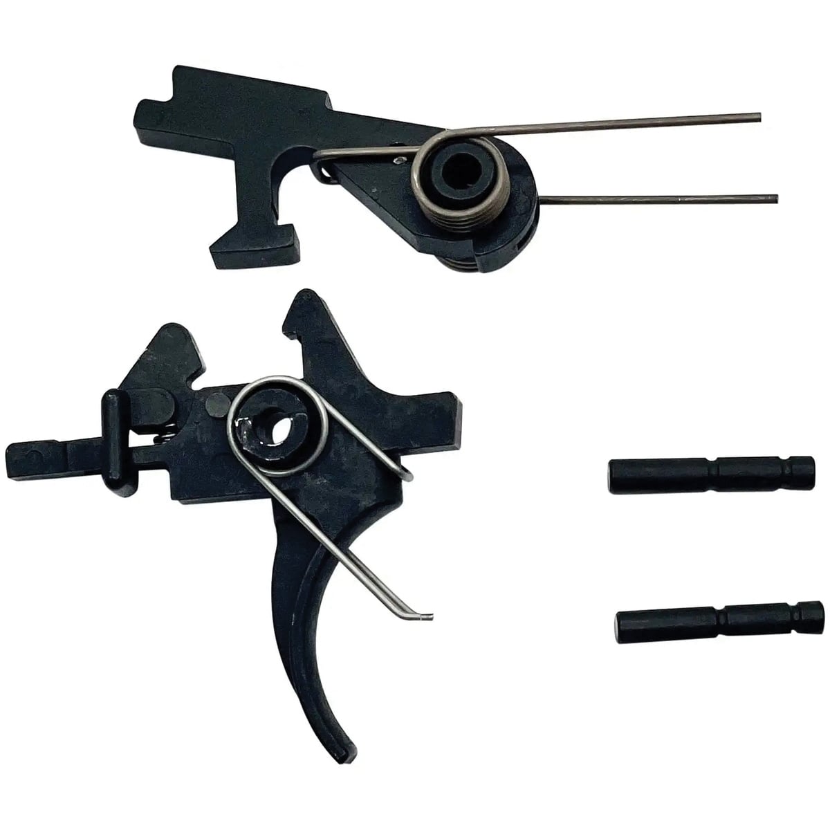LBE Unlimited Replacement Trigger - Two-Stage Curved, Black for Precision and Enhanced Performance - AR2STG