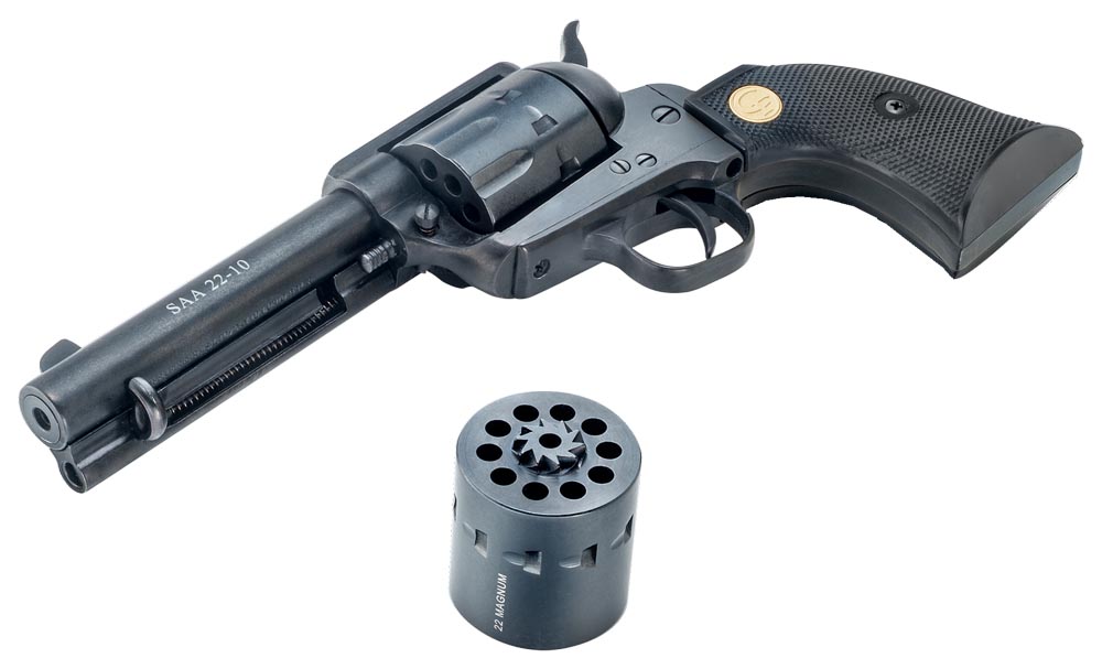 Chiappa SAA 1873 Revolver 22 LR/22 WMR, Blued Finish