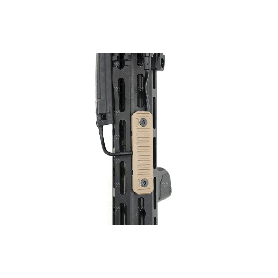 Strike Industries Long Cable Management Cover for M-LOK Rails - SI-AR-CM-COVER-L-FDE