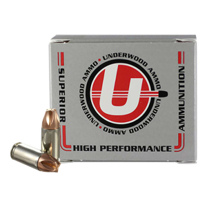 Underwood Ammo Xtreme Defender 9mm +P 90gr Solid Monolithic Ammunition
