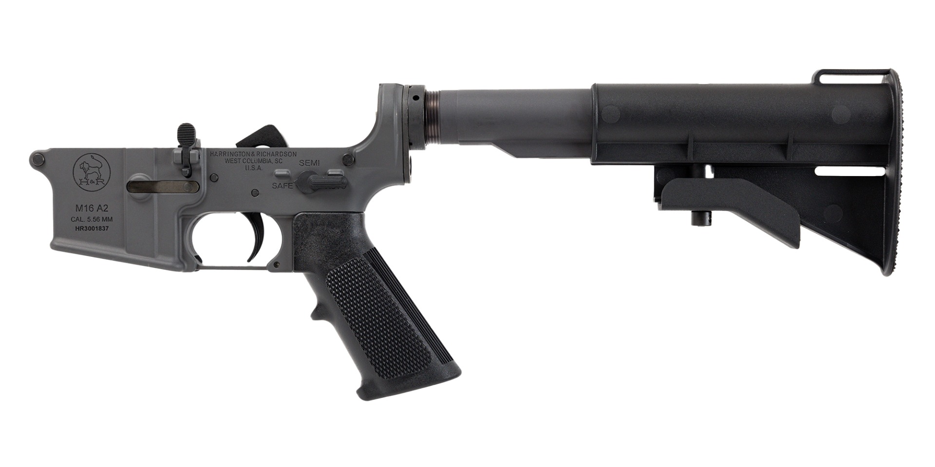 BLEM H&R Special Forces COTS Complete M16A2 Lower, CAR Stock, Gray
