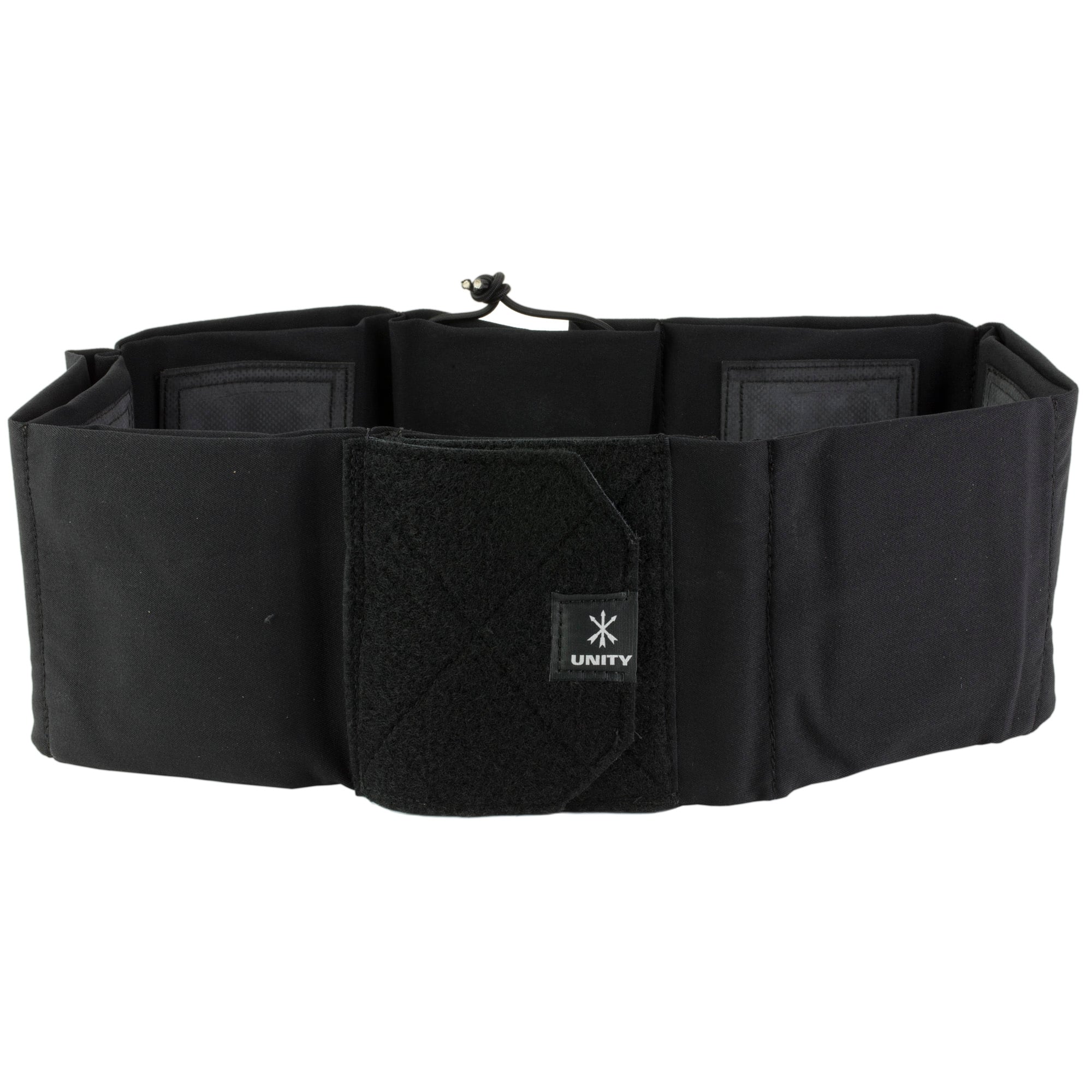 Unity Tactical Clutch Belt, Medium, 31"-38" Waist, Elastic Construction, Black CL-BLT-B-M