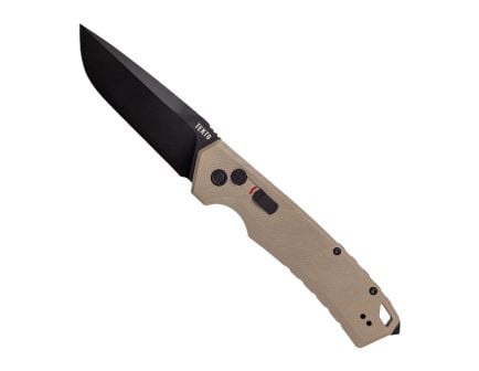 Tekto Knives A3 Delta Auto Folding Knife, Desert