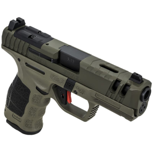 SAR SAR9 GEN 3 COMPACT HGA 9MM 4 IN BBL OPTICS READY NIGHT SIGHTS OD GREEN 2/15RD MAGS