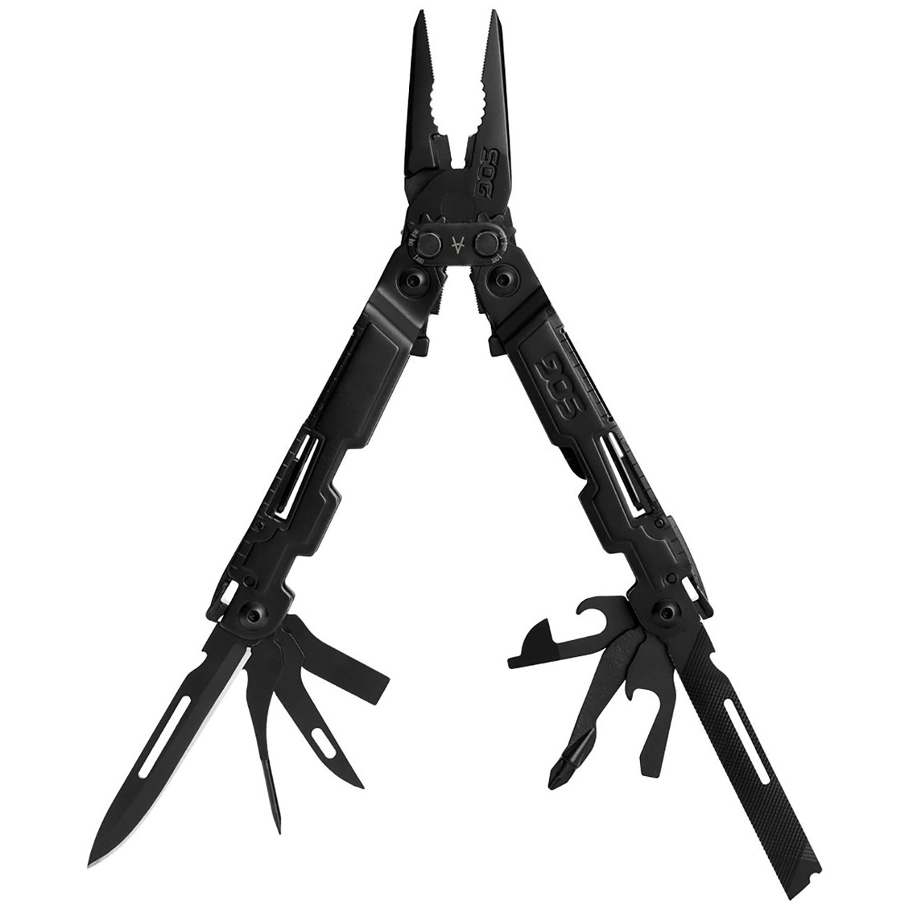 SOG Knives Poweraccess 5Cr15MoV Steel Blade 18-Tool Ultimate EDC Multi Tool, Black - PA1002-CP