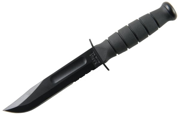 KA-BAR Full-size  Serrated Edge Black Knife 2-1212-3
