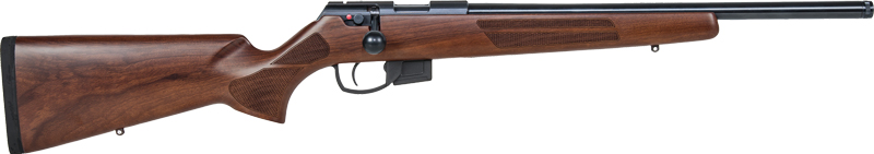 Anschutz 1761 D HB 17HMR Rifle - Blued/Walnut Classic