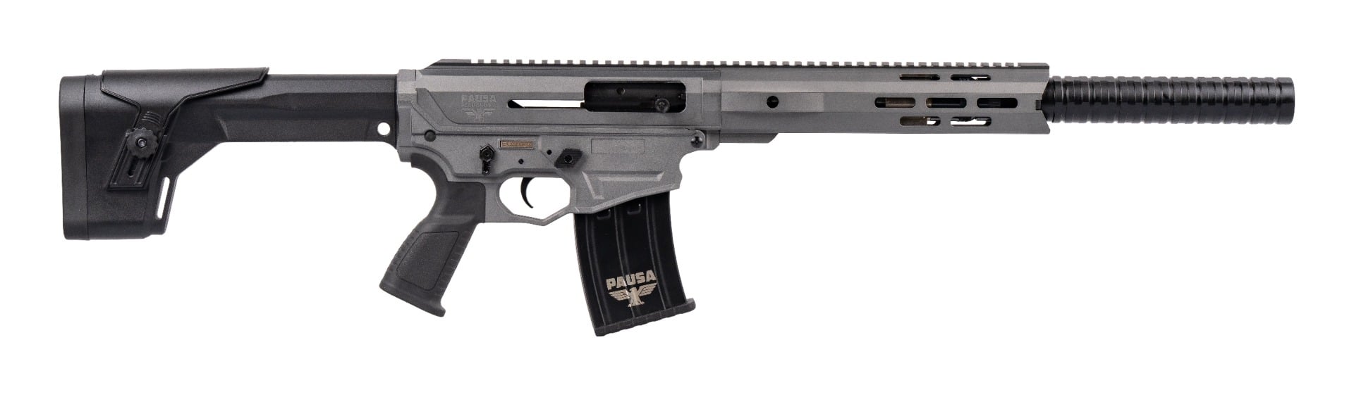 Panzer Arms AR12 G5 Tactical 12 Gauge 18.5" Semi-Auto Shotgun w/Short Handguard, Grey