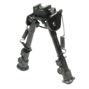 UTG TL-BP78 Tactical Bipod with Rubber Feet Black Aluminum 6.1-7.9