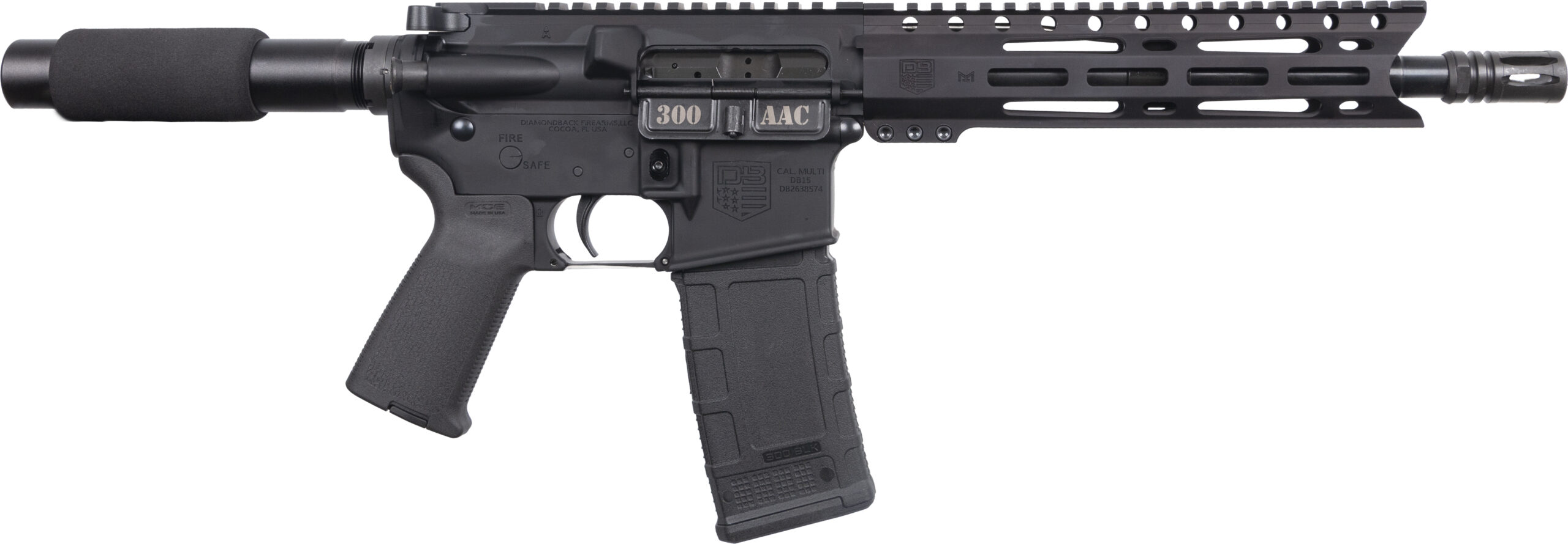 Diamondback .300 AAC Blackout Pistol, 10" Barrel