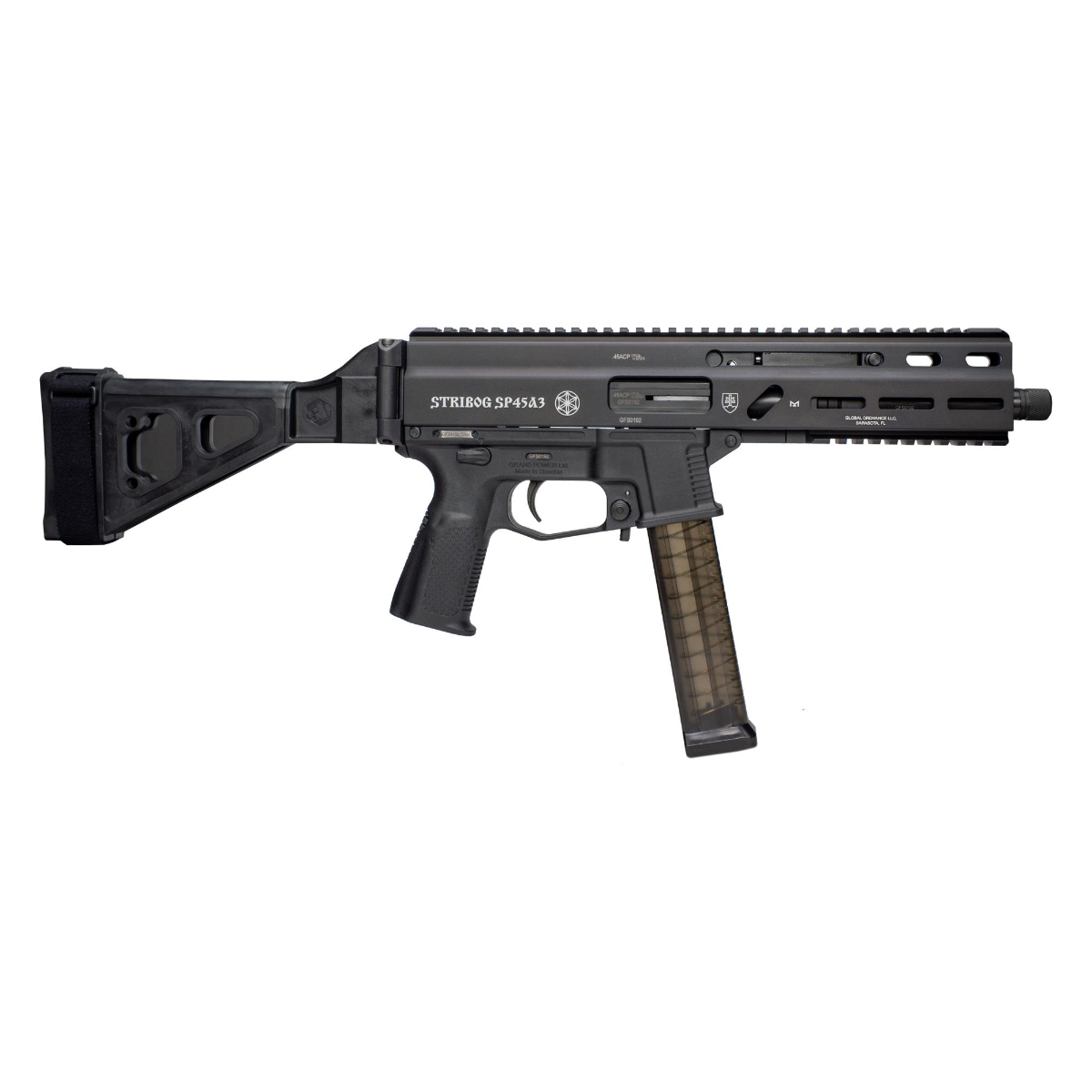 Grand Power Stribog SP45A3 .45 ACP Semi-Auto Pistol