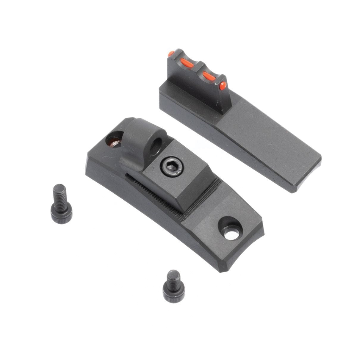 Wilson Combat Trak-Lock II Ghost Ring Sight Set Front/Rear, Red