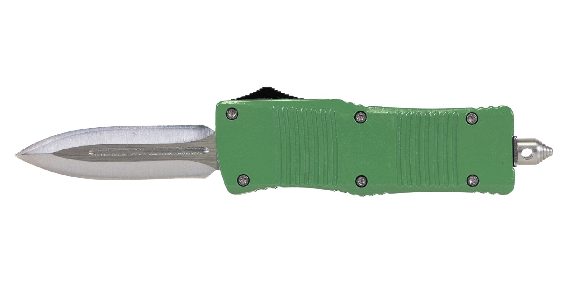 Master Cutlery Drop Point OTF Knife, Green (CA Compliant) - SE-1341GN