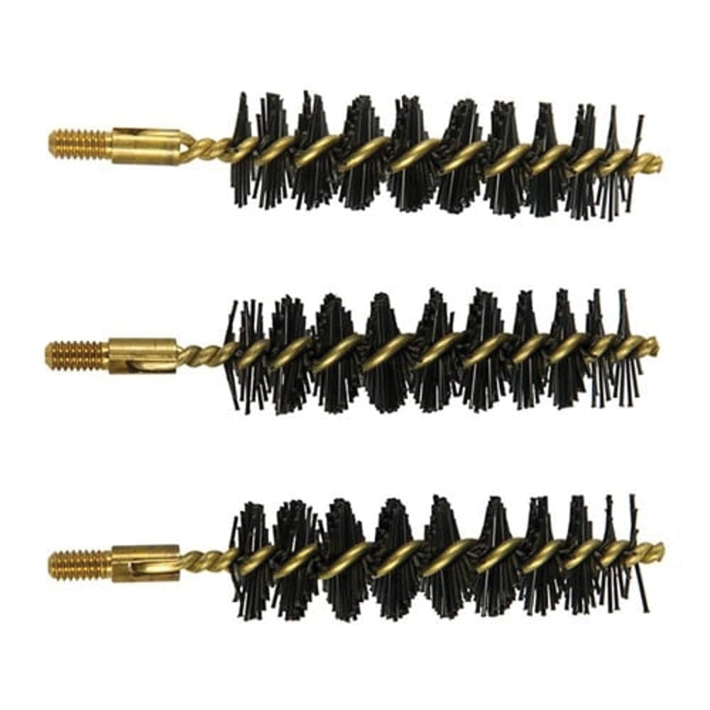 Brownells .58 Cal #8-32 Male Black Powder Heavy Weight Bore Brush, Pack of 3