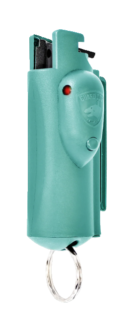 Guard Dog Accufire Laser Target Keychain Pepper Spray with UV Dye, Teal