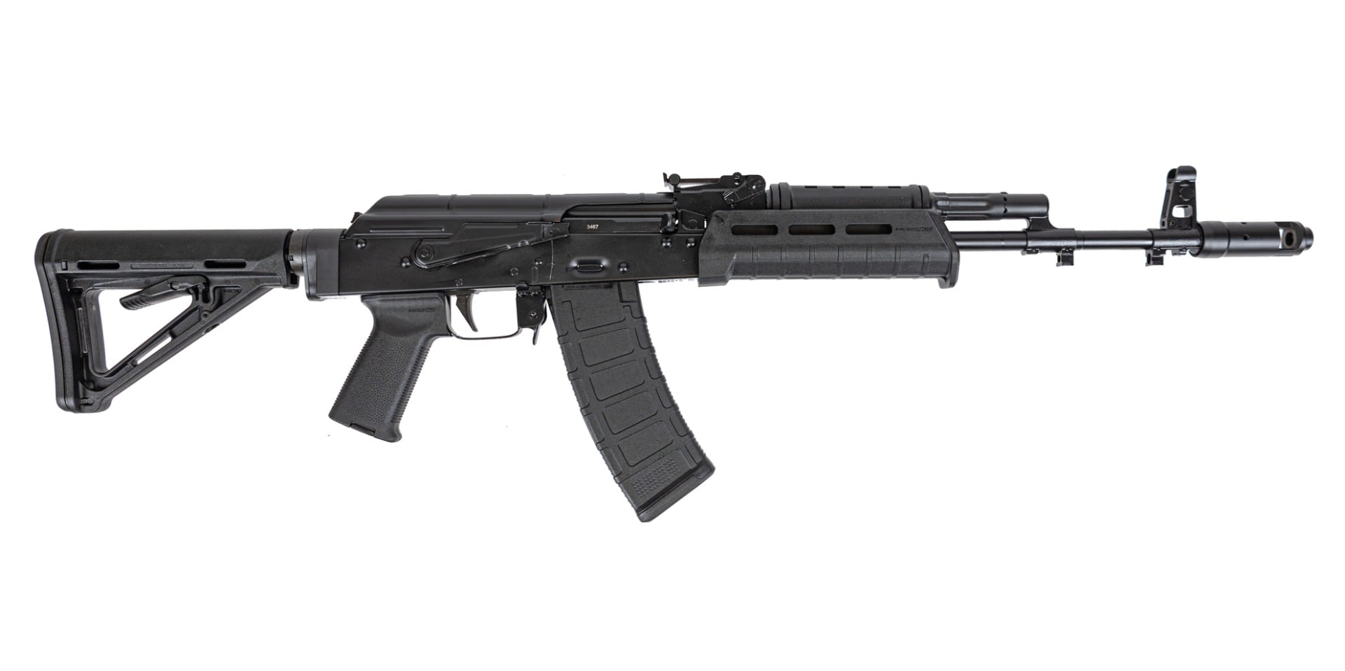 PSAK-74 M4 MOE Rifle with Toolcraft Trunnion, Bolt, and Carrier, Black