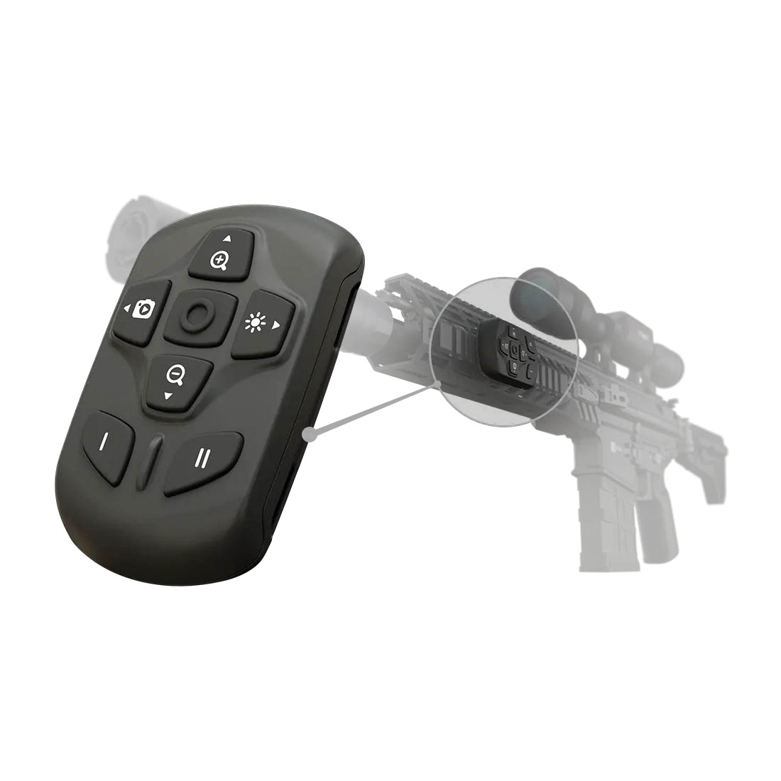 ATN X-Trac 5 Tactical Remote Access Control System Polycarbonate 3" - Advanced Remote Control for Tactical Optics - ACMURCNTRL5