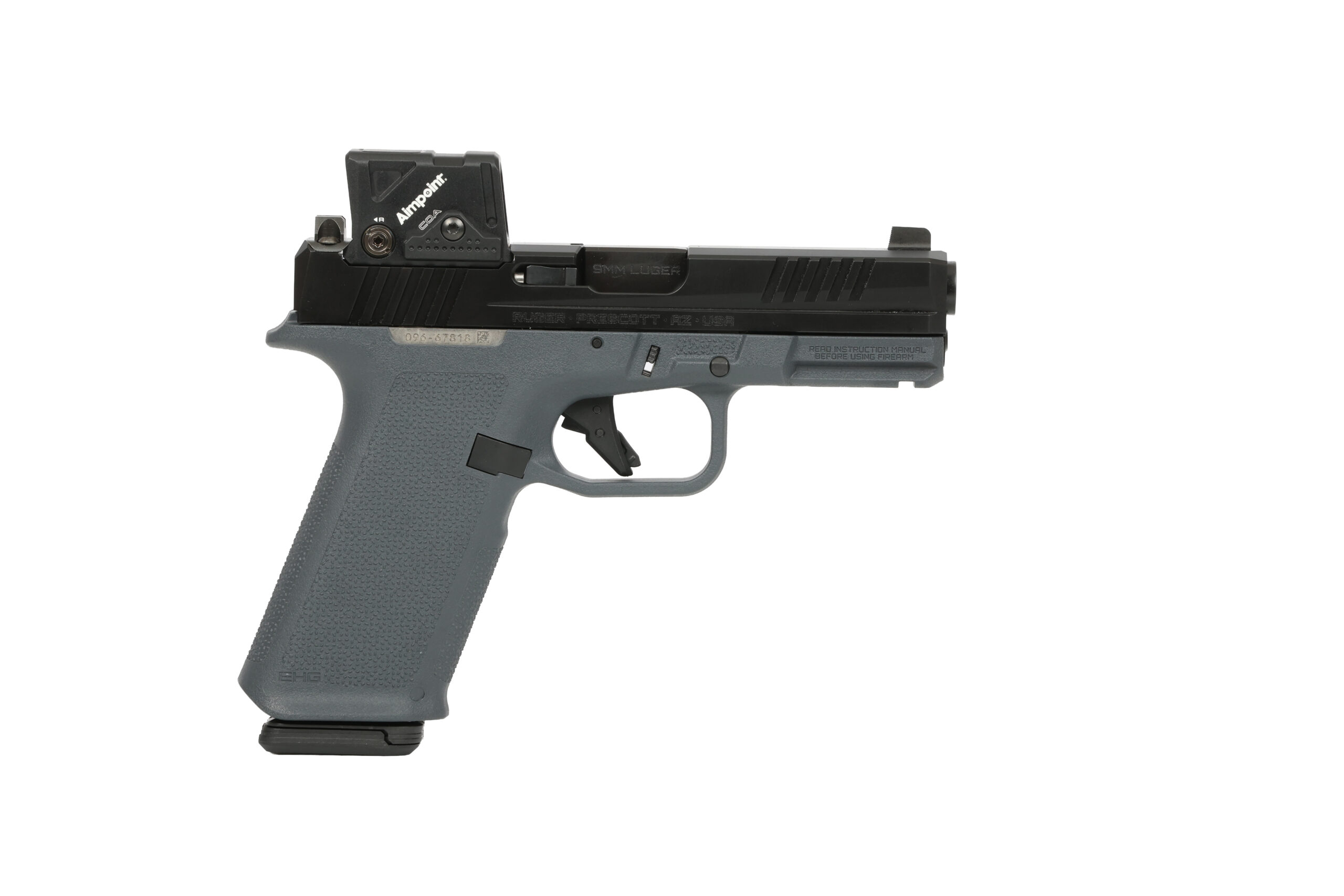 Ruger RXM 9mm Black/Gray 17+1 4" COA