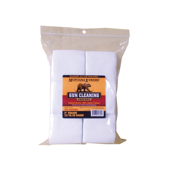 Montana X-Treme 3" x 3" Square Patch, 500/Bag