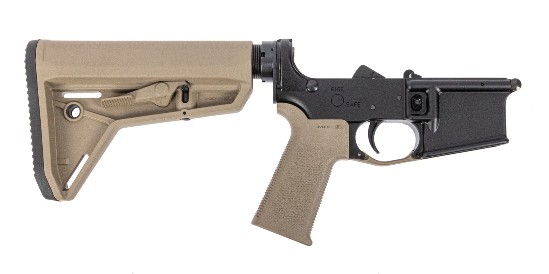 PSA AR15 Complete MOE SL Stealth Lower, FDE