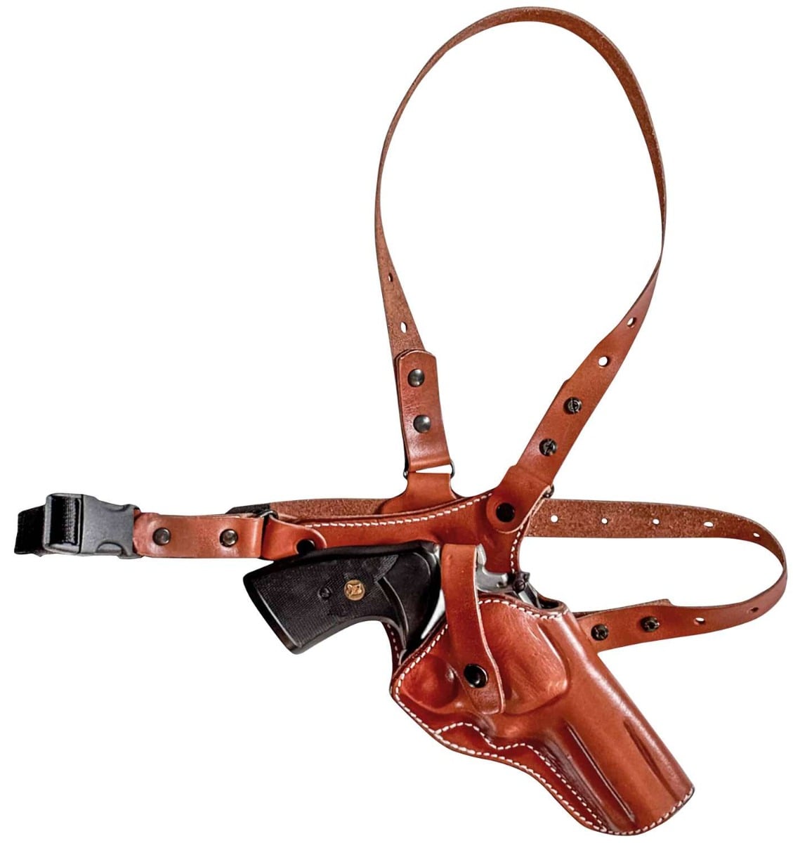 1791 Gunleather Pathfinder Smith & Wesson K/L Frame Shoulder Holster Right Leather, Classic Brown
