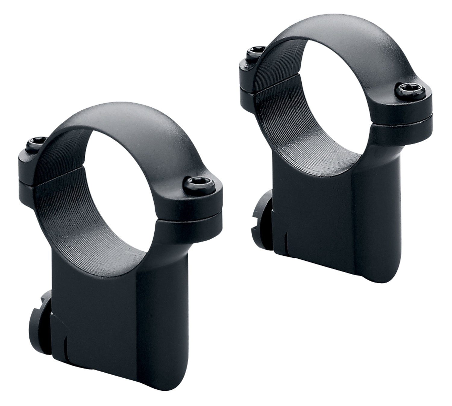 Leupold Ruger M77 1" Medium Steel 2-Piece Scope Ring, Matte Black - 170351