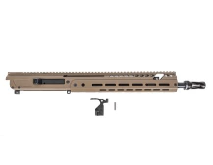 PSA JAKL 14.5" Rifle length Upper Assembly 5.56 NATO 1:7 Nitride w/Knurled CH, BCG HUXWRX Flash Hider, FDE