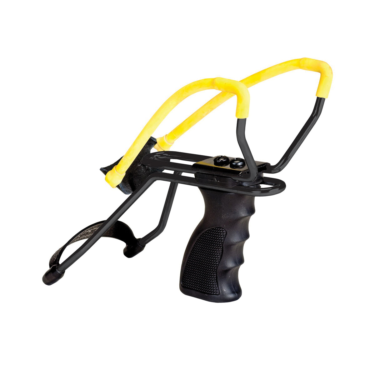 Daisy Outdoor Products Slingshot w/ Pistol Grip, Black/Yellow - P51