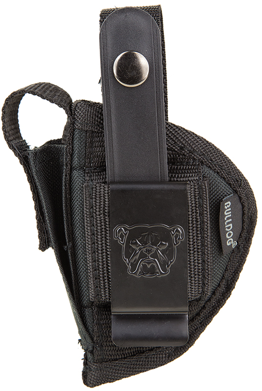 Bulldog Cases Extreme Size 30 Ambidextrous Hand 3" to 4" Hi-Point Compact Outside-The-Waistband Holster w/ Clam Shell Packaging, Smooth Black - FSN-30