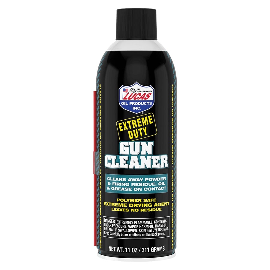 Lucas Oil Extreme Duty Gun Cleaner, 11 oz Aerosol Case of 12