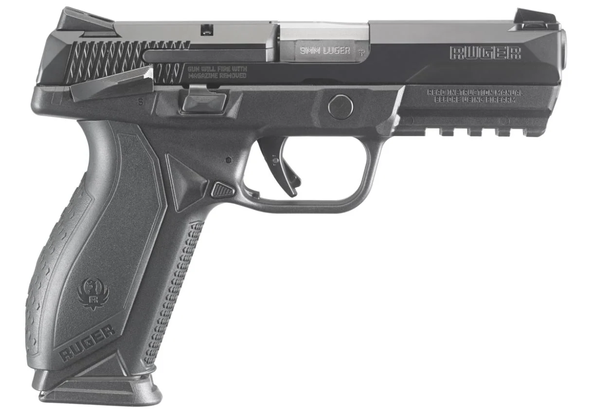 RUGER AMERICAN 9MM BLK 4" 10+1 SFTY