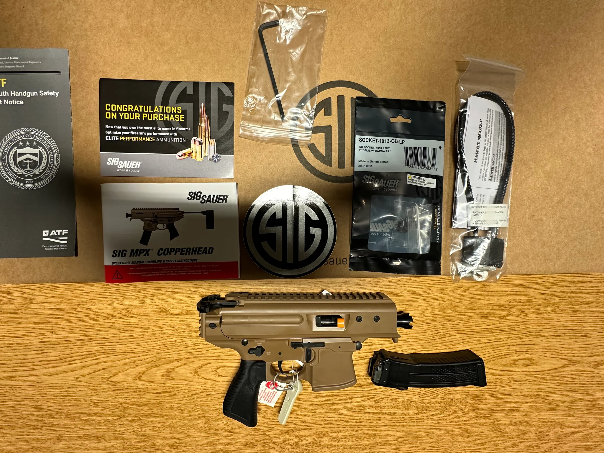 SIG SAUER MPX COPPERHEAD (Used)