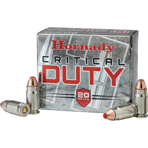 Hornady 91376 Critical Duty 40 Smith & Wesson FlexLock 175 GR - 20rd Box