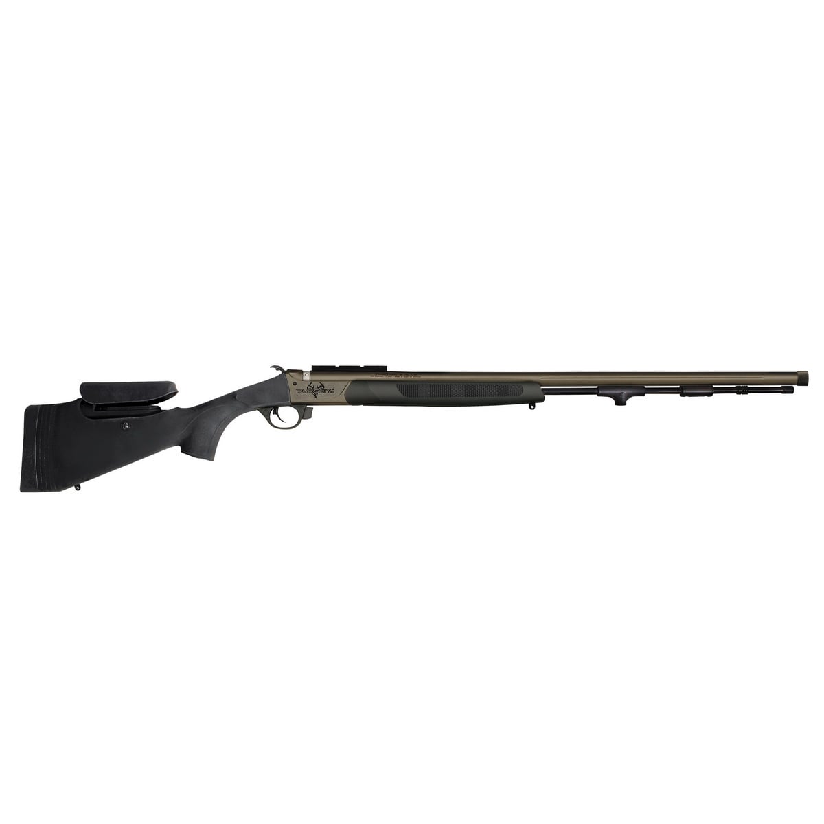 Traditions Pursuit XT Pro .50 Cal Single Shot Rifle in Black - Tactical Excellence for Accurate Shooting - R74660450B