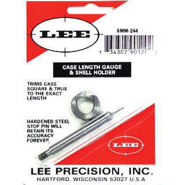 Lee Precision .6mm Rem/.244 Rem Steel Case Length Gauge - 90120