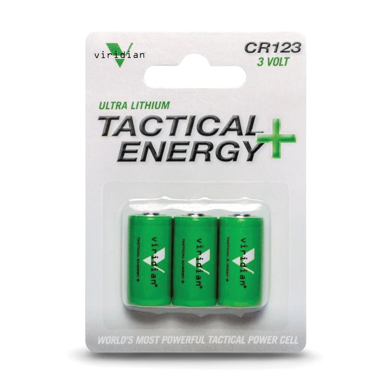 Viridian 3 V Lithium Battery, 3/pack - CR1233