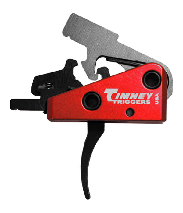 Timney Targa AR-15 2 Stage Short Curved Trigger, Black - 662S