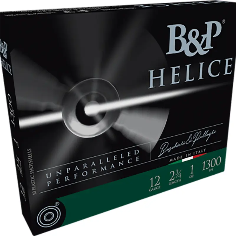 B Ammunition 12B1FE75 Helice Electro 12Gauge 2.75" 1oz 7.5Shot 10 Per Box/10 Case