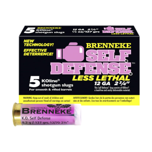 Brenneke SL122SDLL Self Defense 12Gauge 2.75\" 1/3oz Sabot Slug Shot 5 Per Box